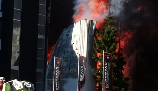 GRAND INCENDIE CHEZ SWISSVAX AG